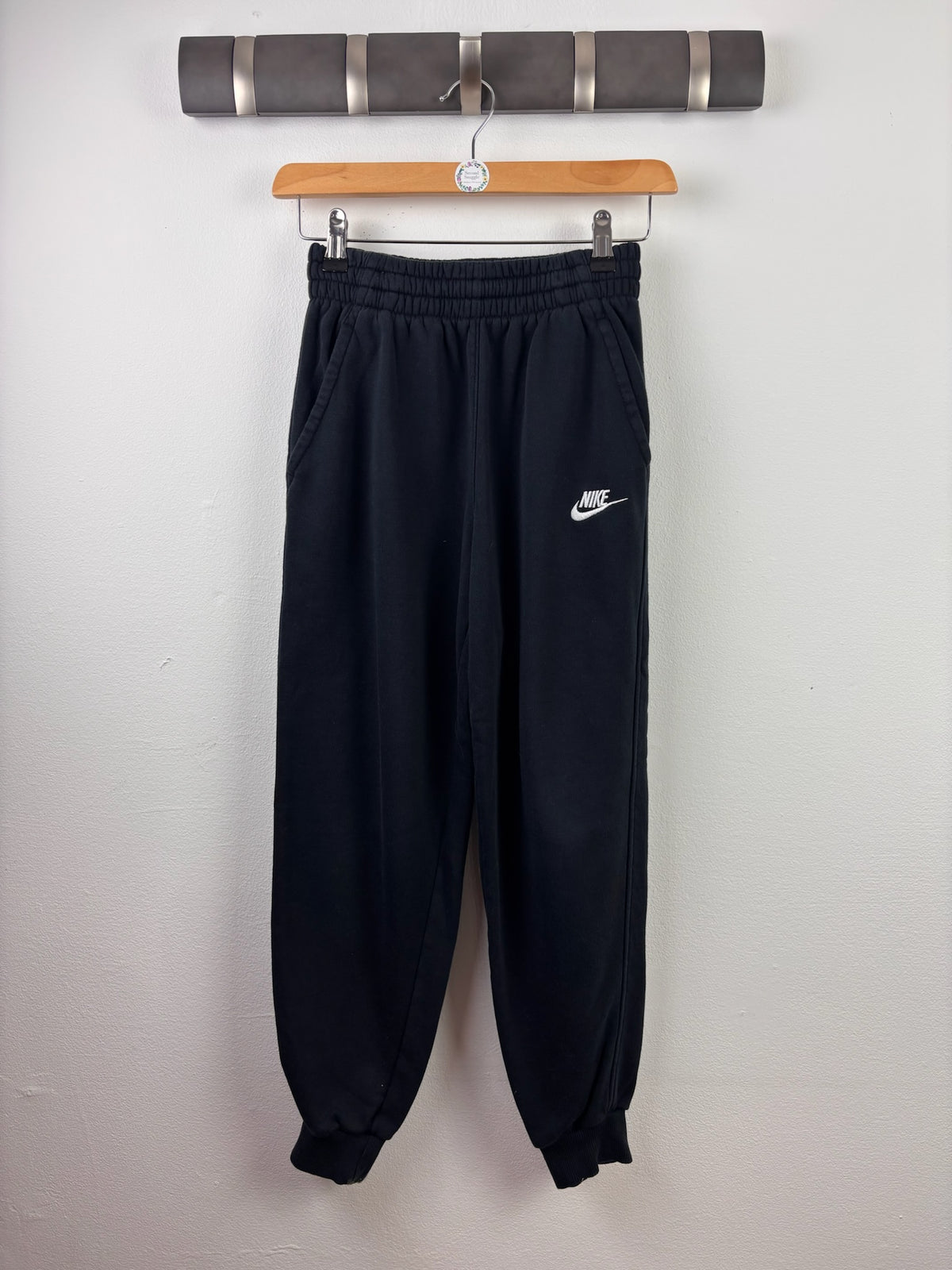 Nike Black Joggers Medium (10-12 Years)-Trousers-Second Snuggle Preloved