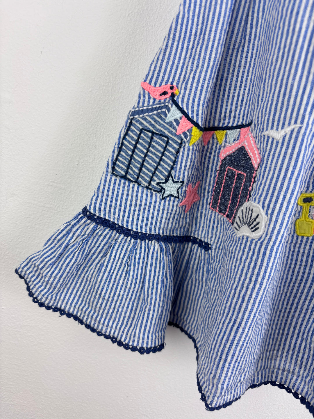 Mantaray Striped Beach Dress 12-18 Months-Dresses-Second Snuggle Preloved