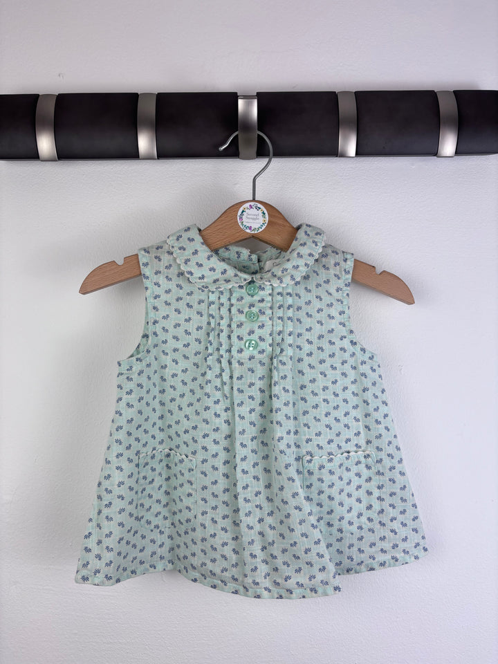 Next Green Floral Top 12-18 Months-Tops-Second Snuggle Preloved