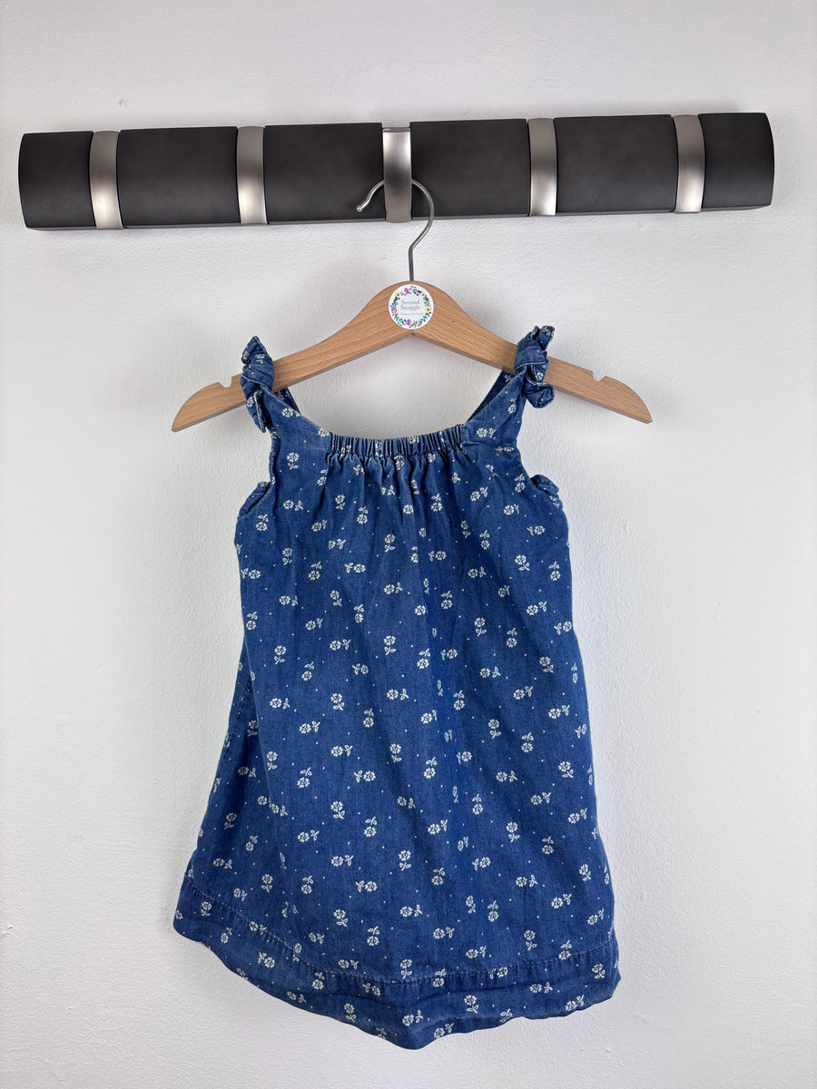 Gap Denim Dress 12-18 Months-Dresses-Second Snuggle Preloved