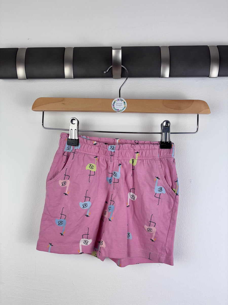 John Lewis Pink Flamingo Shorts 12-18 Months-Shorts-Second Snuggle Preloved