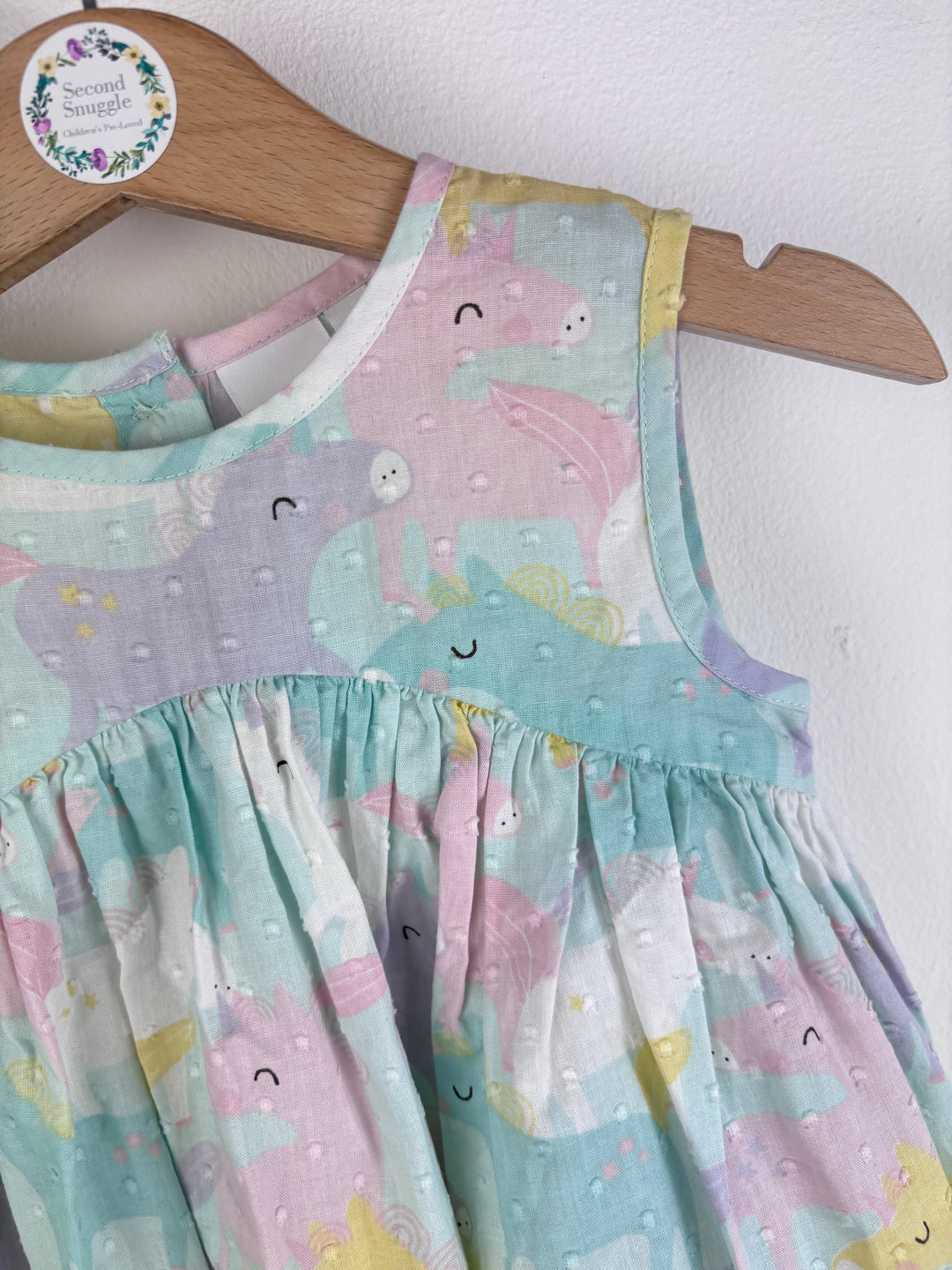 Blue Zoo Unicorn Dress 12-18 Months-Dresses-Second Snuggle Preloved