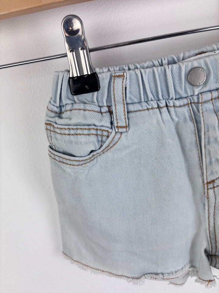 Zara Denim Shorts 12-18 Months-Shorts-Second Snuggle Preloved