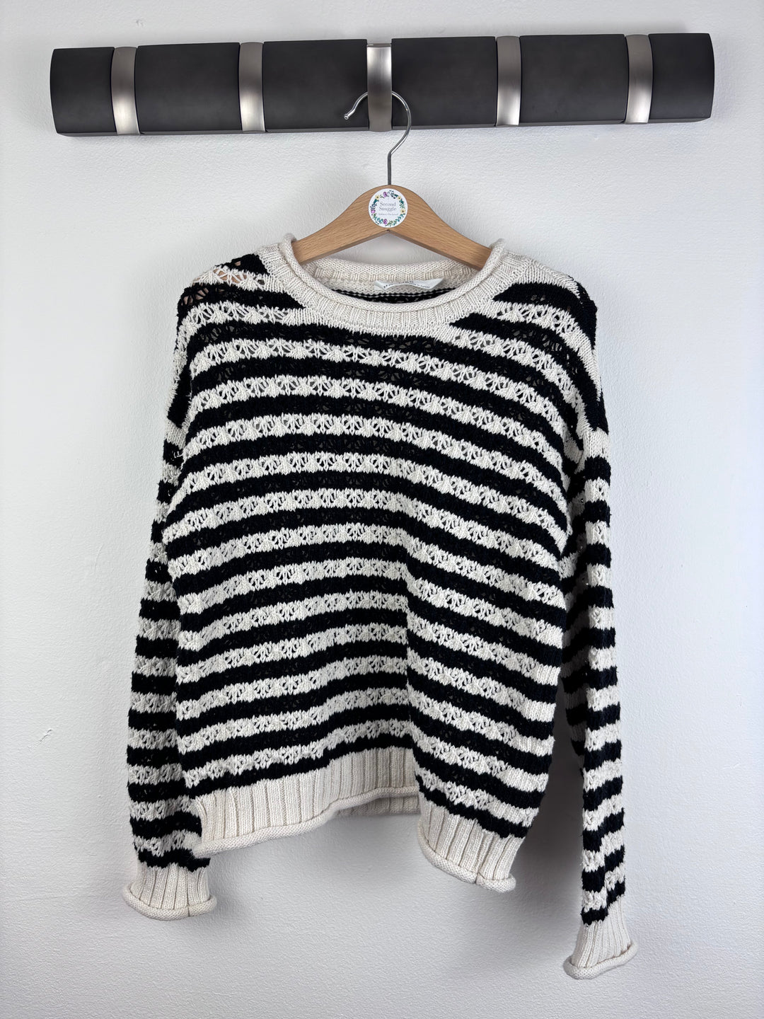 M&S Striped Jumper 8-9 Years-Jumpers-Second Snuggle Preloved