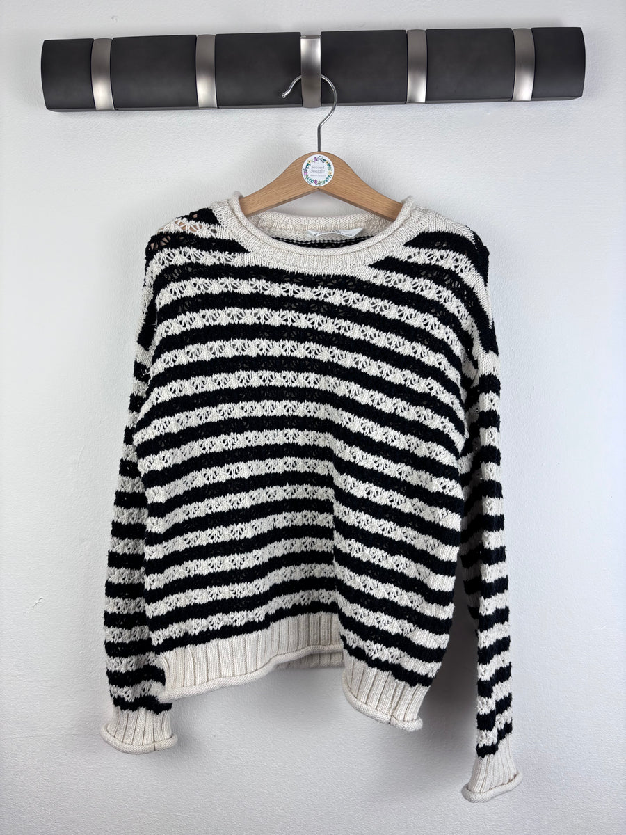 M&S Striped Jumper 8-9 Years-Jumpers-Second Snuggle Preloved