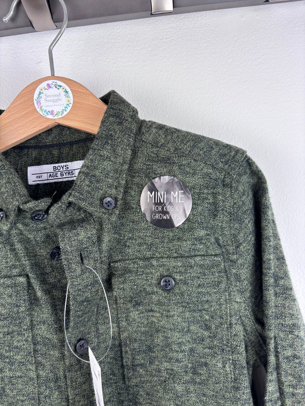 Matalan Green Shirt 6 Years-Jackets-Second Snuggle Preloved