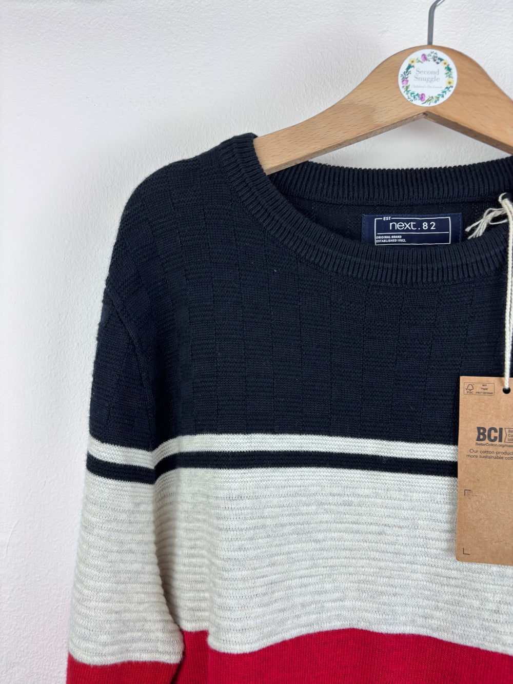 Next Striped Jumper 11 Years-Jumpers-Second Snuggle Preloved