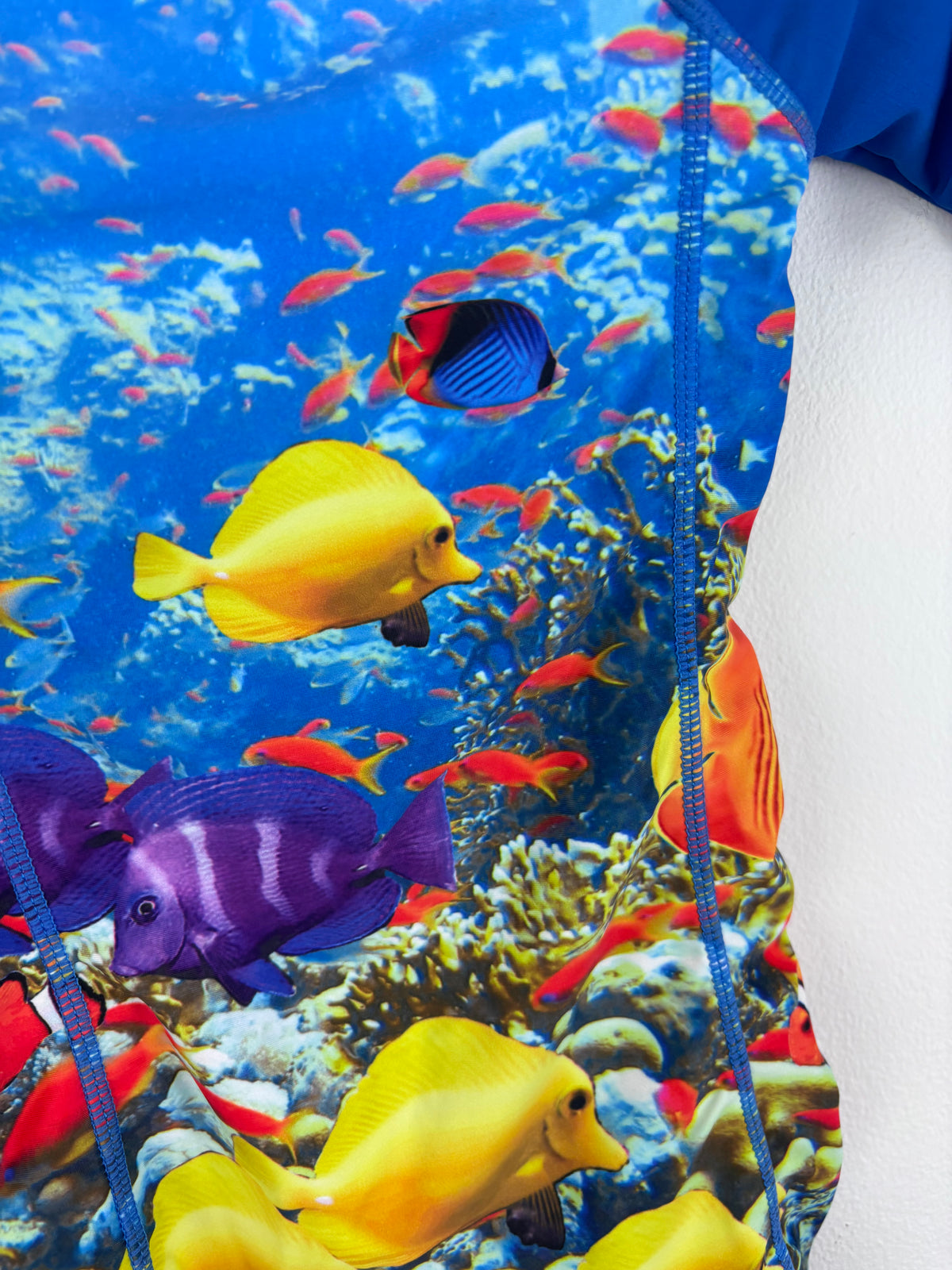 Mothercare Underwater Print Swimsuit 9-12 Months-Swimming-Second Snuggle Preloved