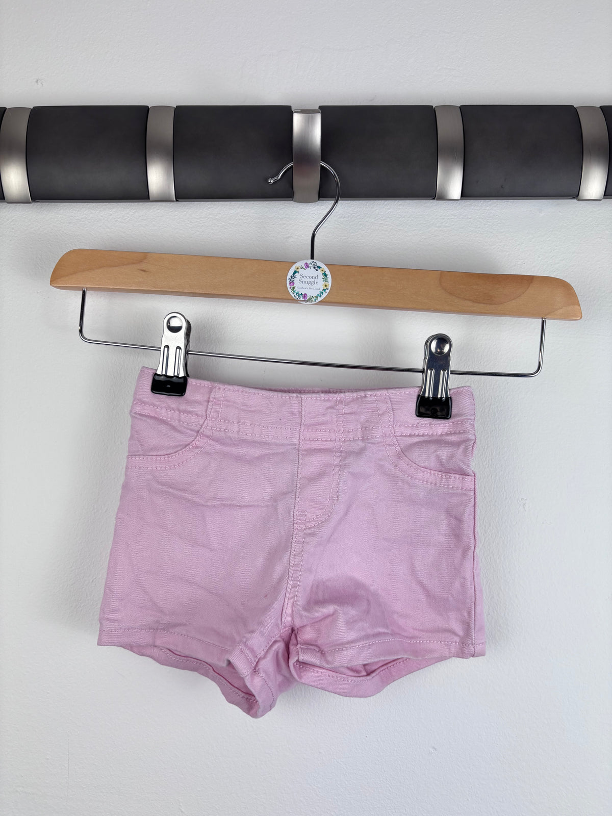 Levis Pink Denim Shorts 18 Months-Shorts-Second Snuggle Preloved