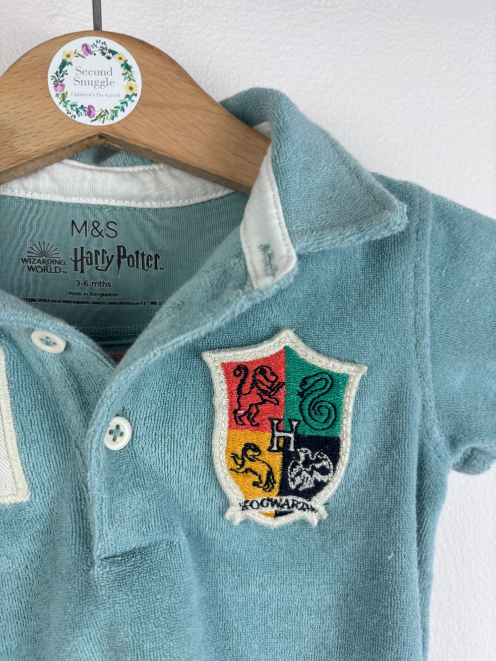 M&S Harry Potter Polo Shirt 3-6 Months-Tops-Second Snuggle Preloved