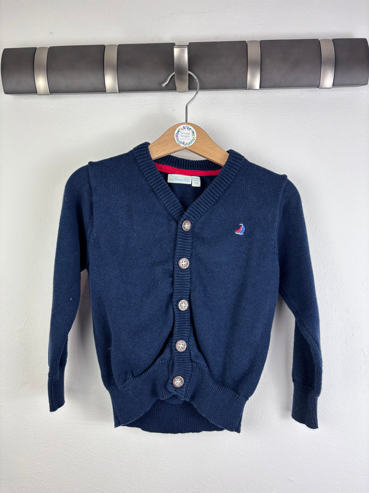 JoJo Maman Bébé Navy Cardigan 2-3 Years-Cardigans-Second Snuggle Preloved