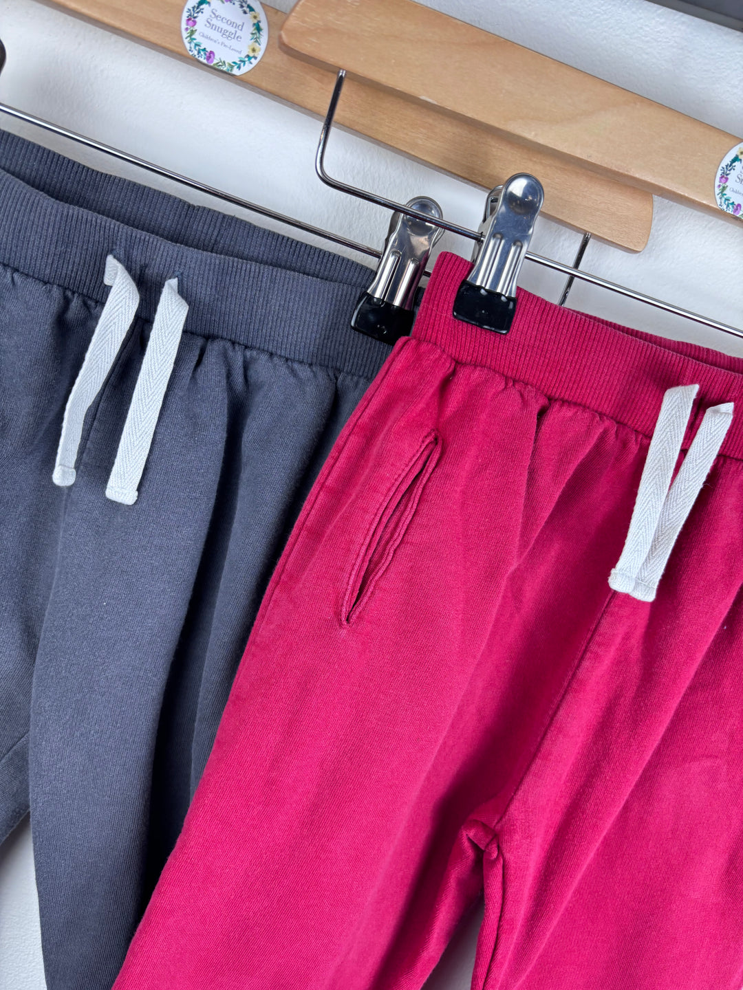 John Lewis Joggers Two Pack 2-3 Years-Trousers-Second Snuggle Preloved