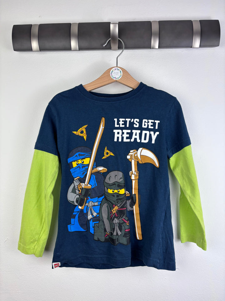 Lego Ninjago Long Sleeve Kids Top 116cm 6 Years-Tops-Second Snuggle Preloved