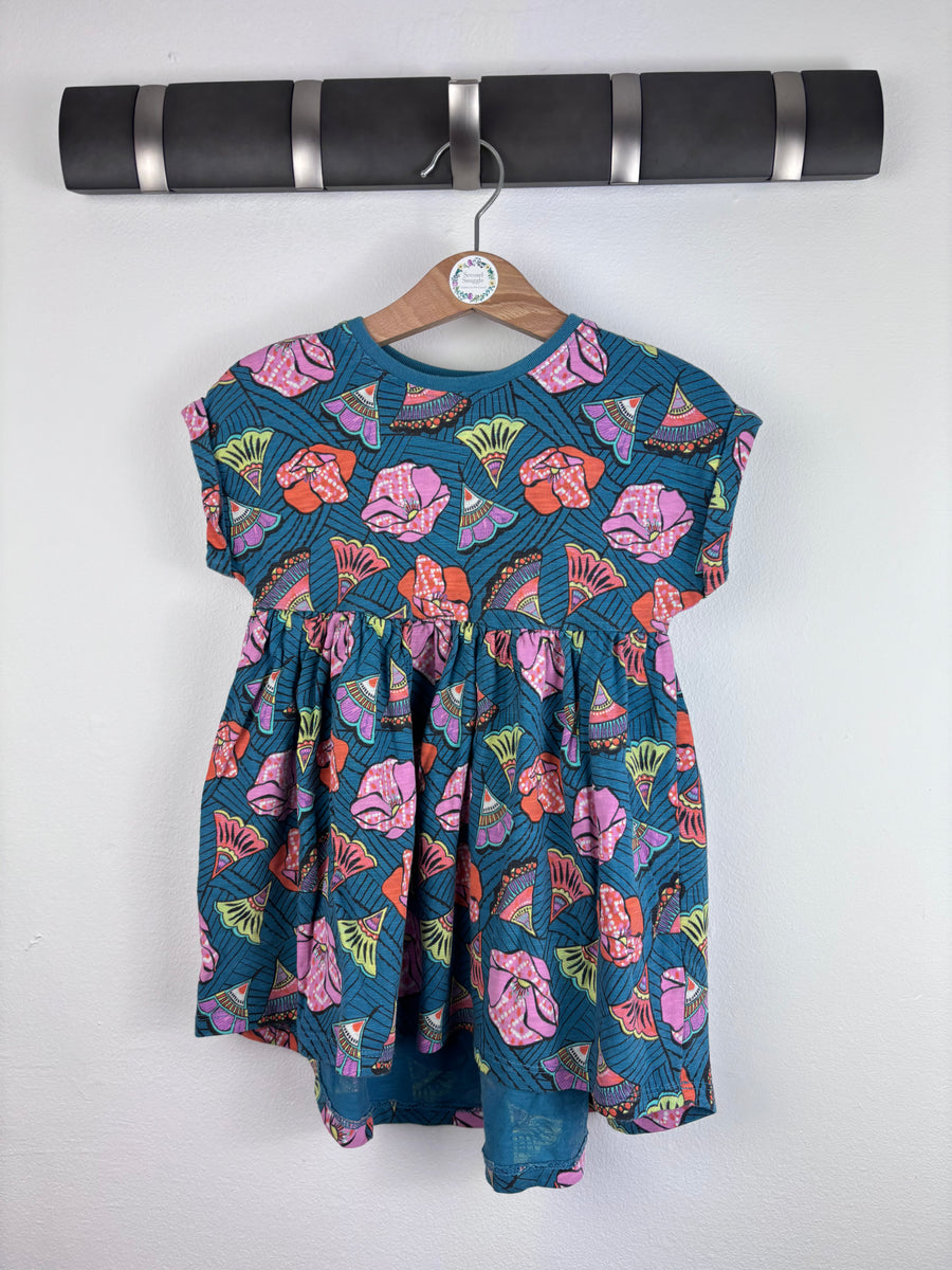 Next Colourful Patterned Dress 12-18 Months-Dresses-Second Snuggle Preloved
