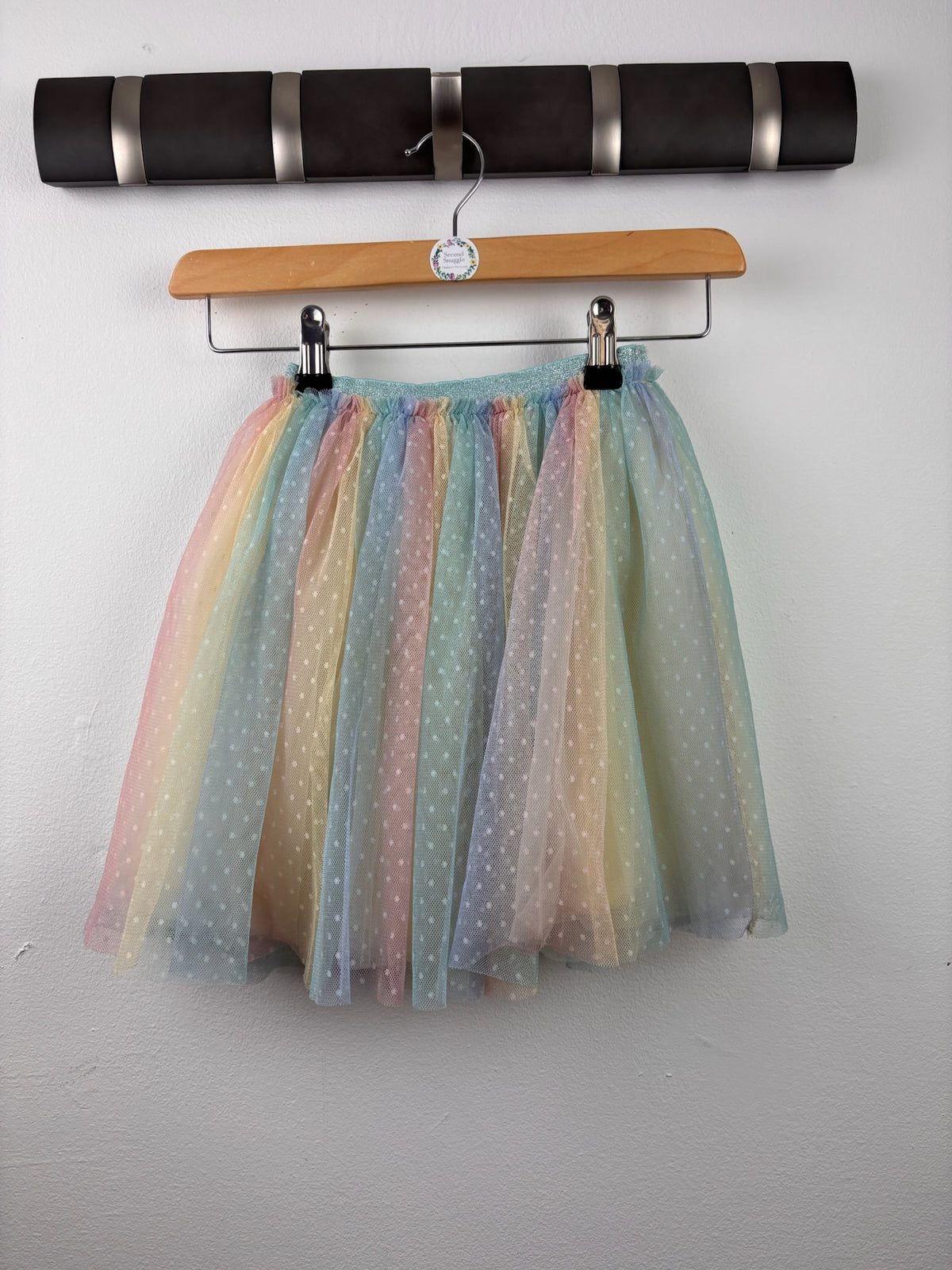Next Pastel Rainbow Tulle Skirt 12-18 Months-Skirts-Second Snuggle Preloved