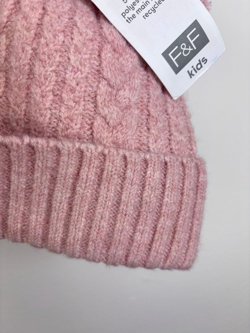Fred & Flo Pink Pom Pom Hat 1-2 Years-Hats-Second Snuggle Preloved
