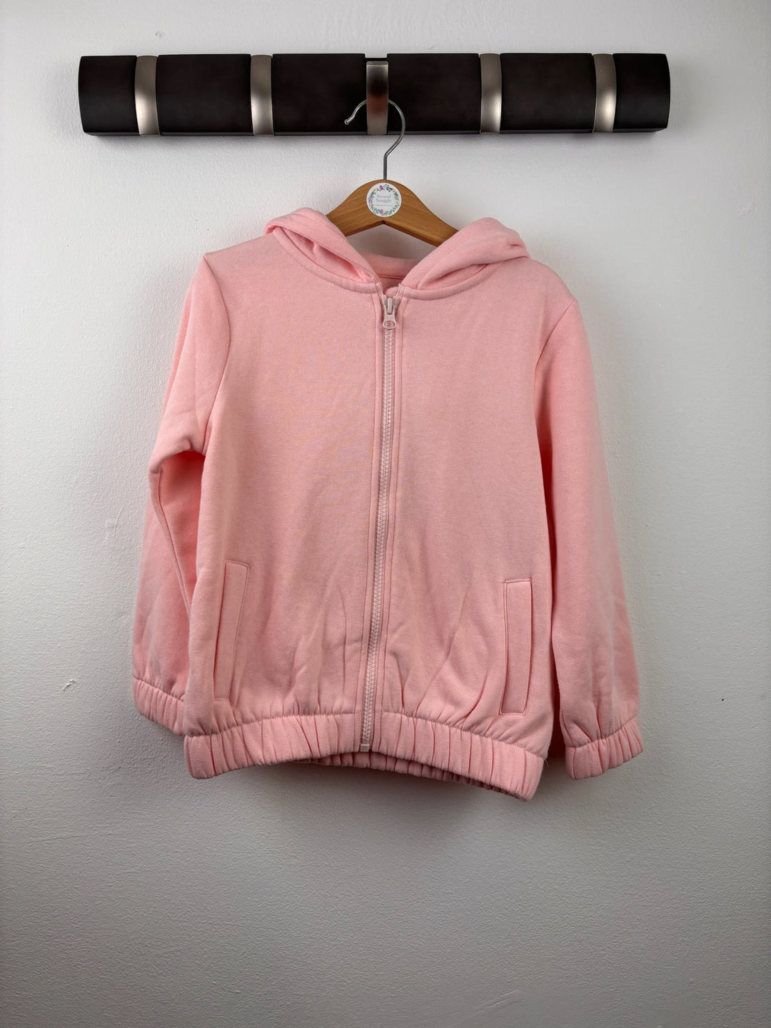 Fred &amp; Flo Pink Zip Up Hoodie 5-6 Years-Hoodies-Second Snuggle Preloved