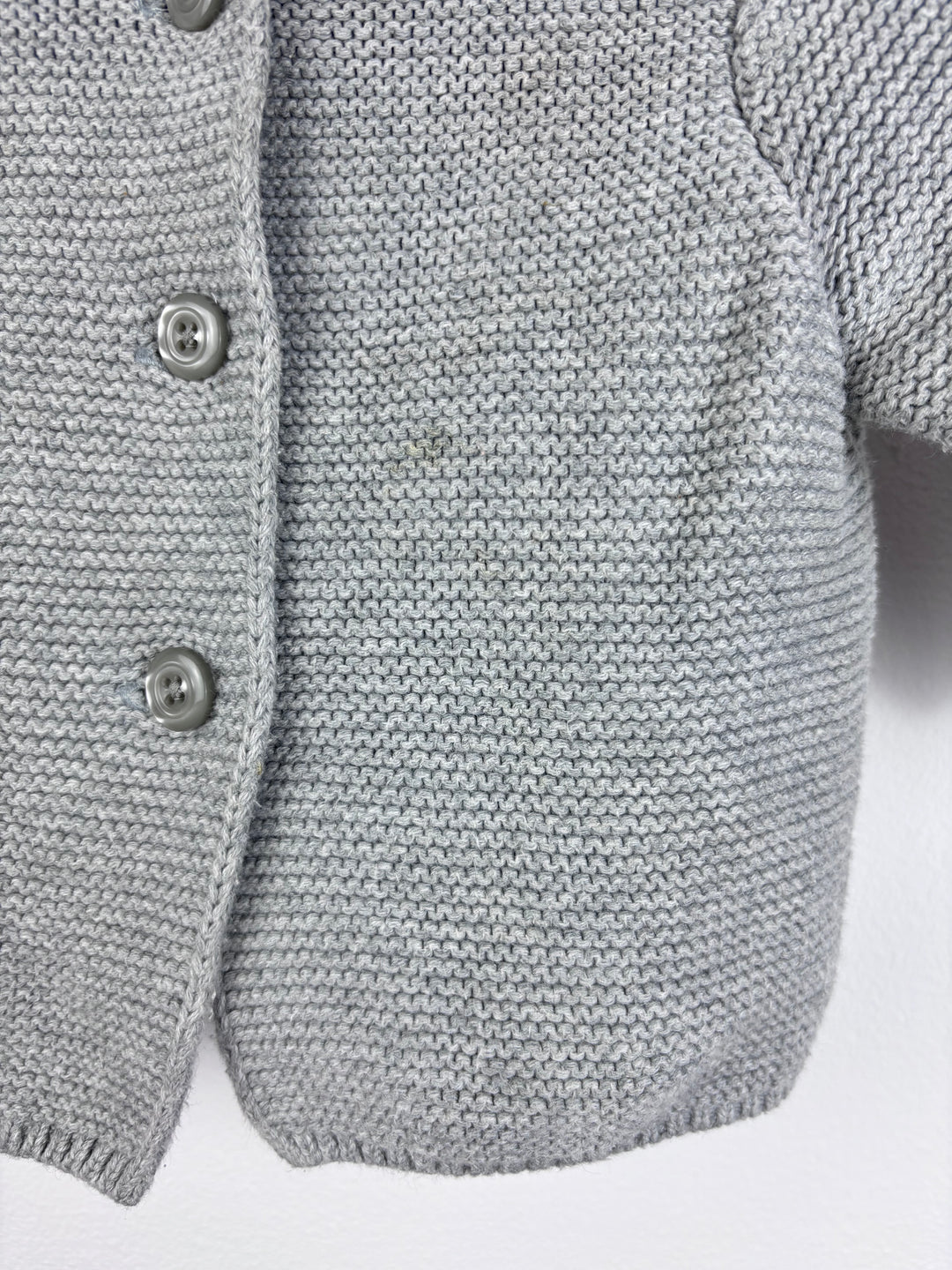 Gap Grey Knit Cardigan with Ears 3-6 Months-Cardigans-Second Snuggle Preloved