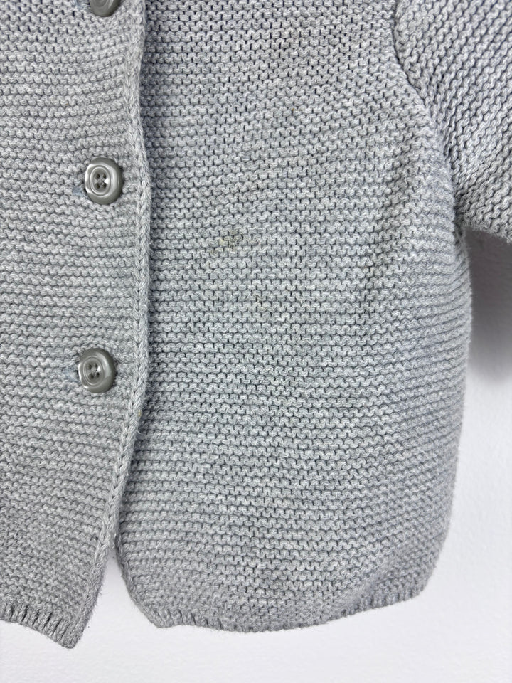Gap Grey Knit Cardigan with Ears 3-6 Months-Cardigans-Second Snuggle Preloved