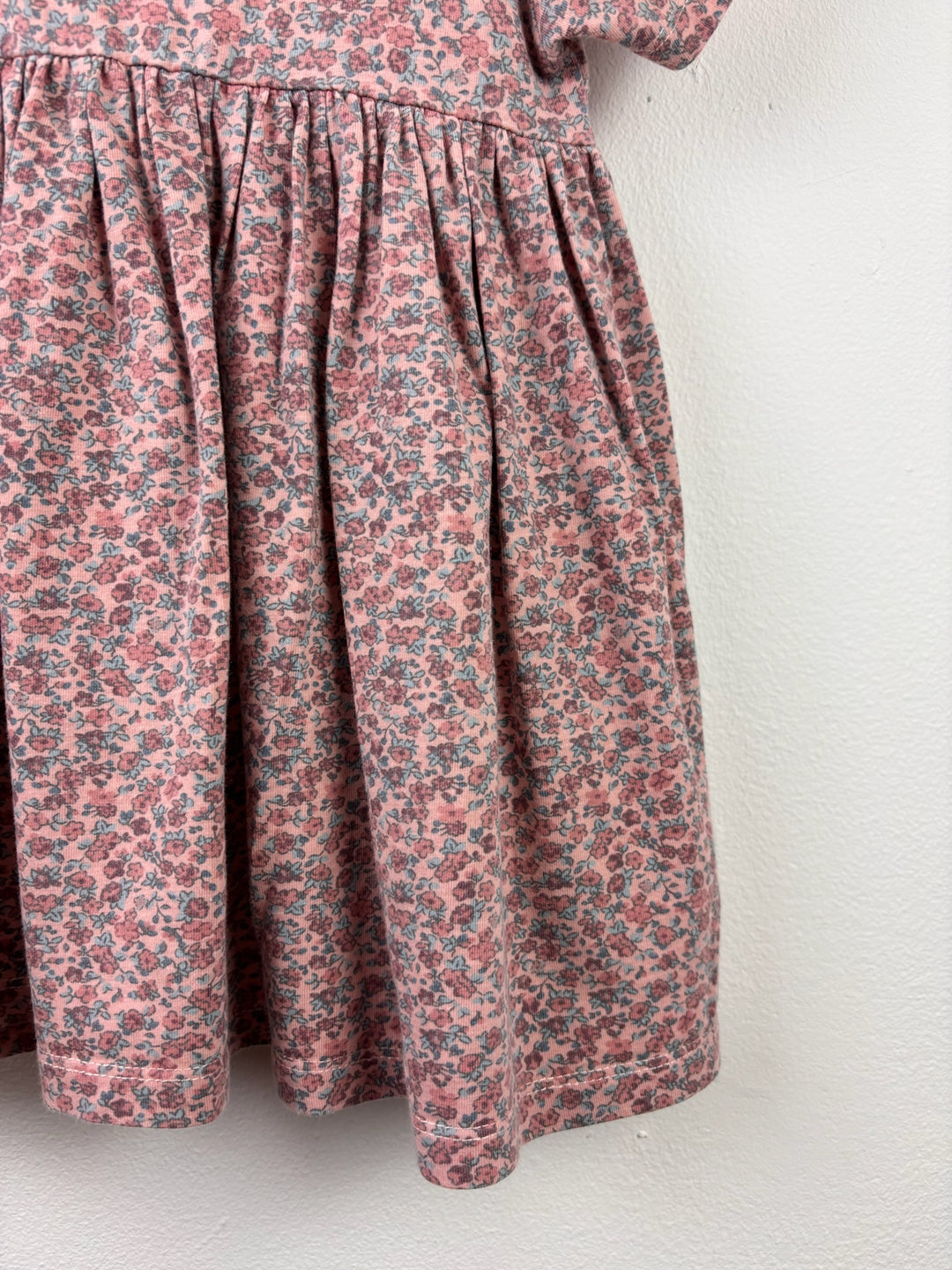 Wheat Pink Ditsy Floral Dress 18 Months-Dresses-Second Snuggle Preloved