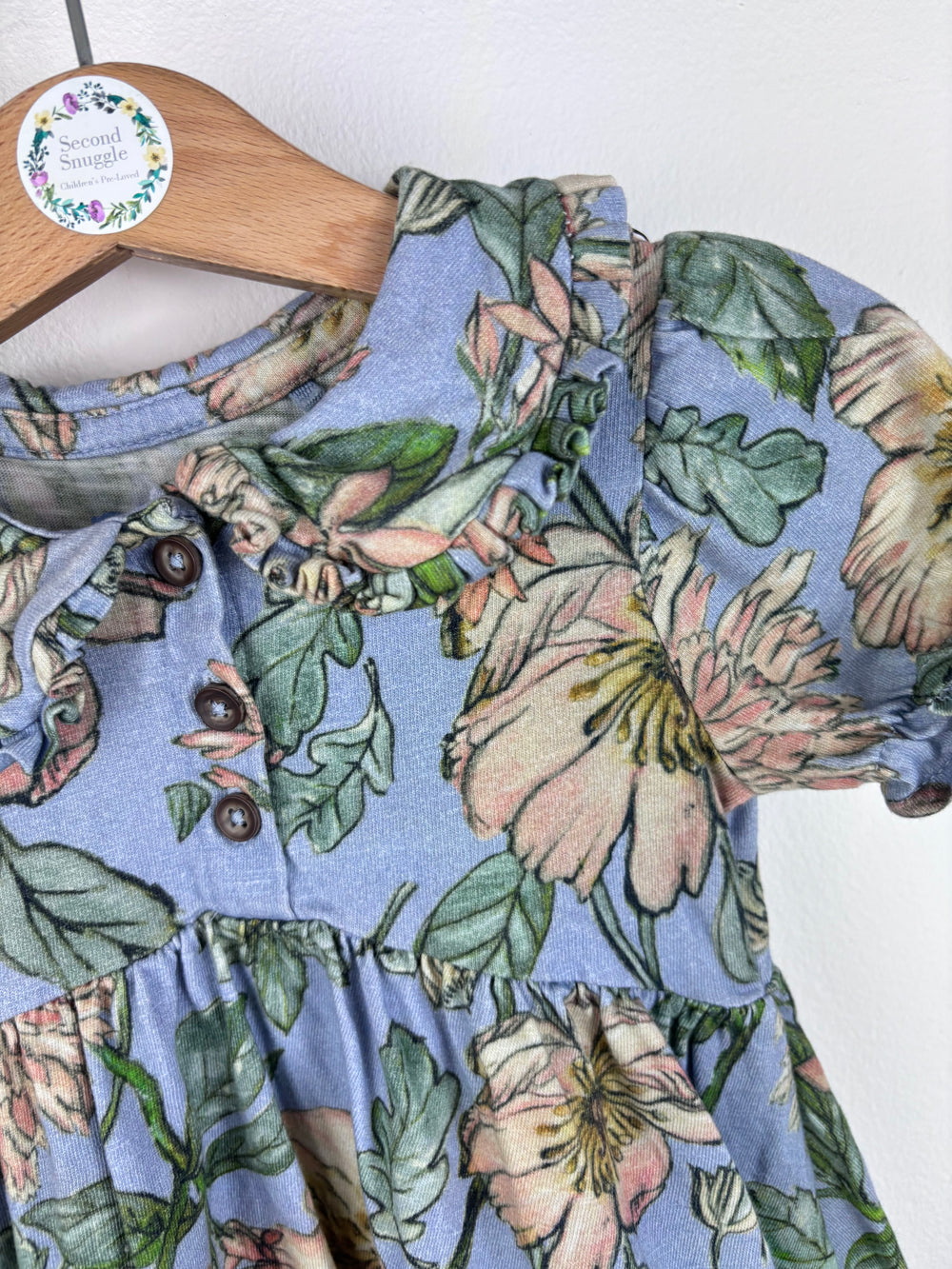 Next Floral Dress 12-18 Months-Dresses-Second Snuggle Preloved