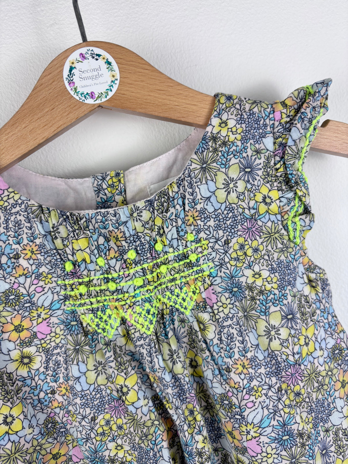 Next Floral Dress 12-18 Months-Dresses-Second Snuggle Preloved
