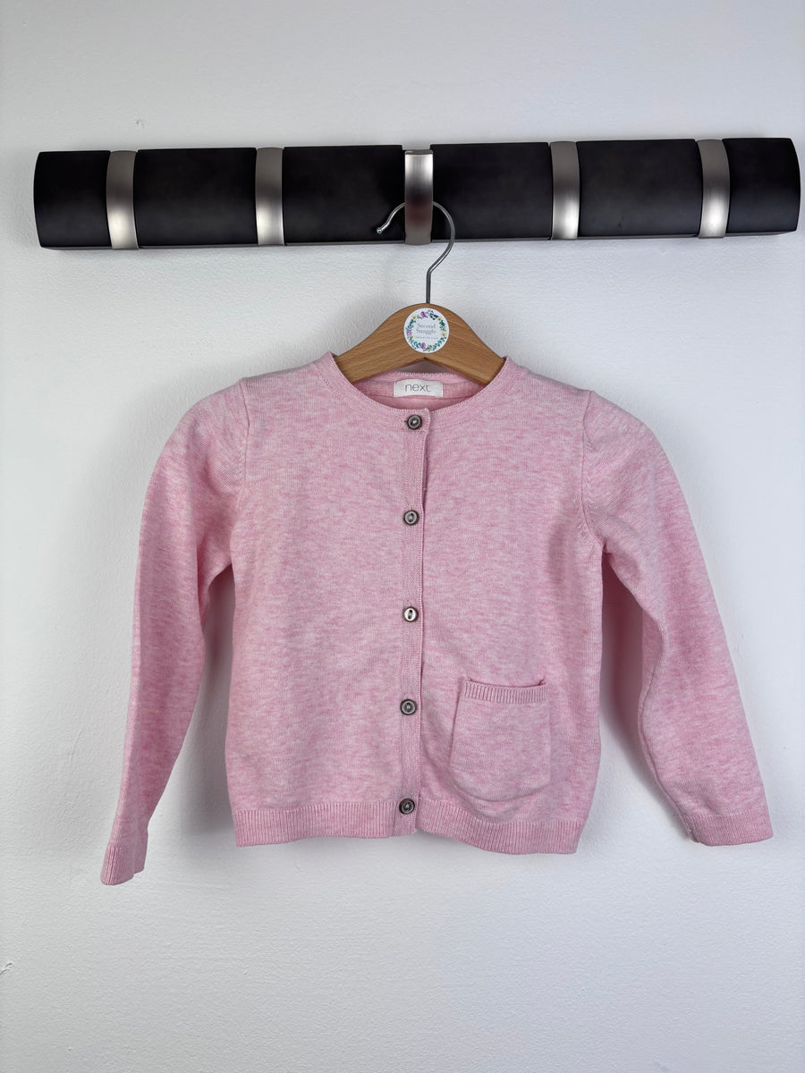 Next Pink Cardigan 12-18 Months-Cardigans-Second Snuggle Preloved