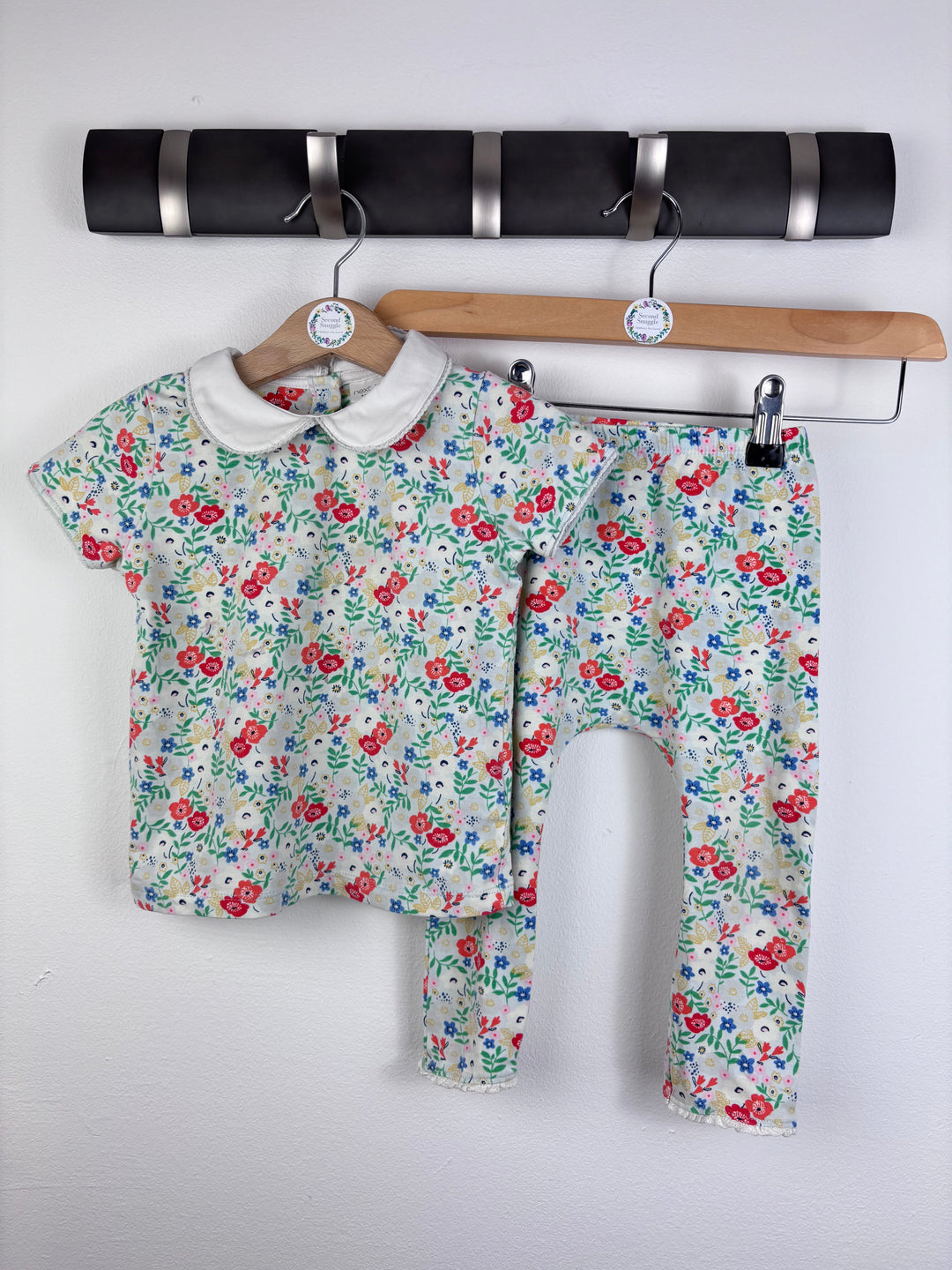 Next Floral Top and Leggings Set 12-18 Months-Sets-Second Snuggle Preloved