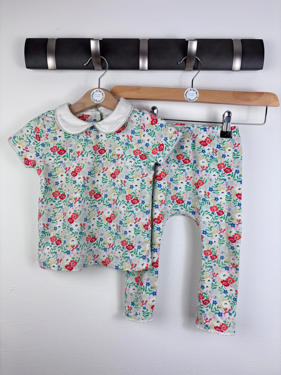 Next Floral Top and Leggings Set 12-18 Months-Sets-Second Snuggle Preloved