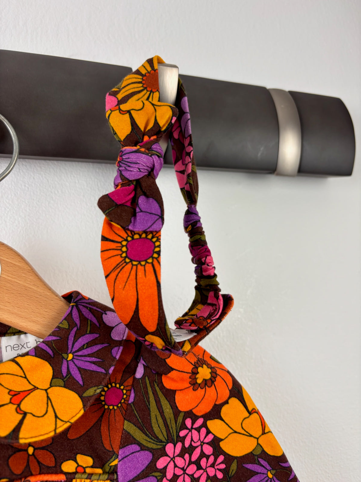 Next Retro Floral Dress & Headband Up to 3 Months-Dresses-Second Snuggle Preloved
