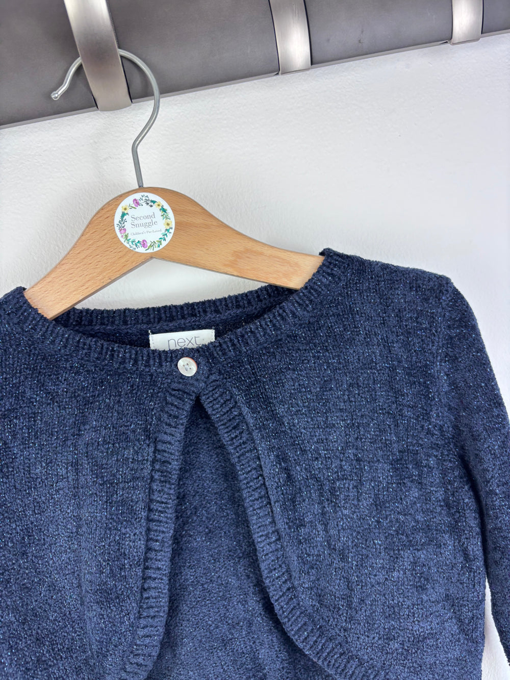 Next Navy Bolero Cardigan 12-18 Months-Cardigans-Second Snuggle Preloved