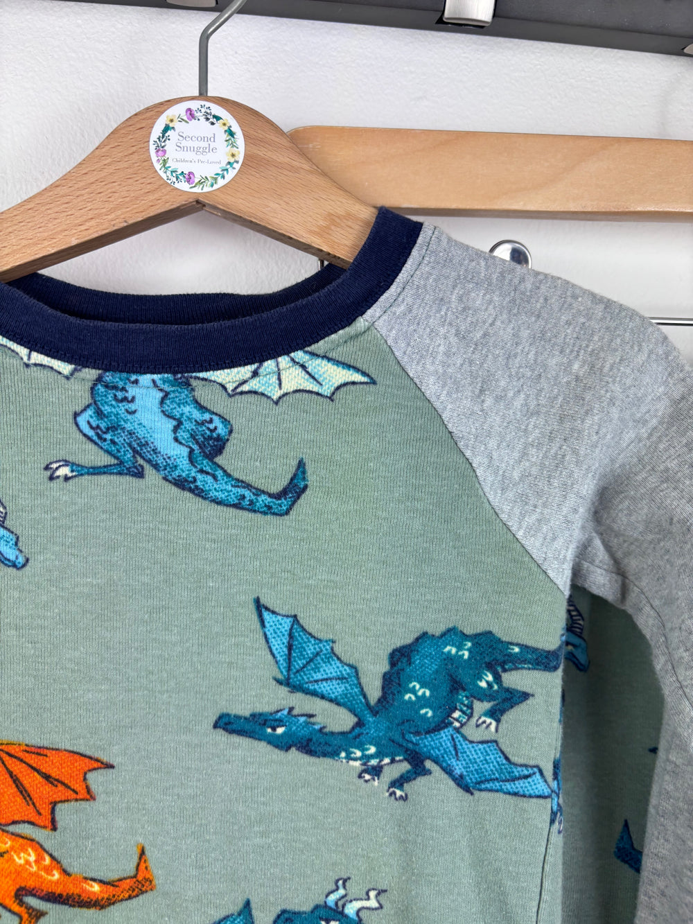 Hatley Dragon Pyjamas 3 Years-Night Wear-Second Snuggle Preloved