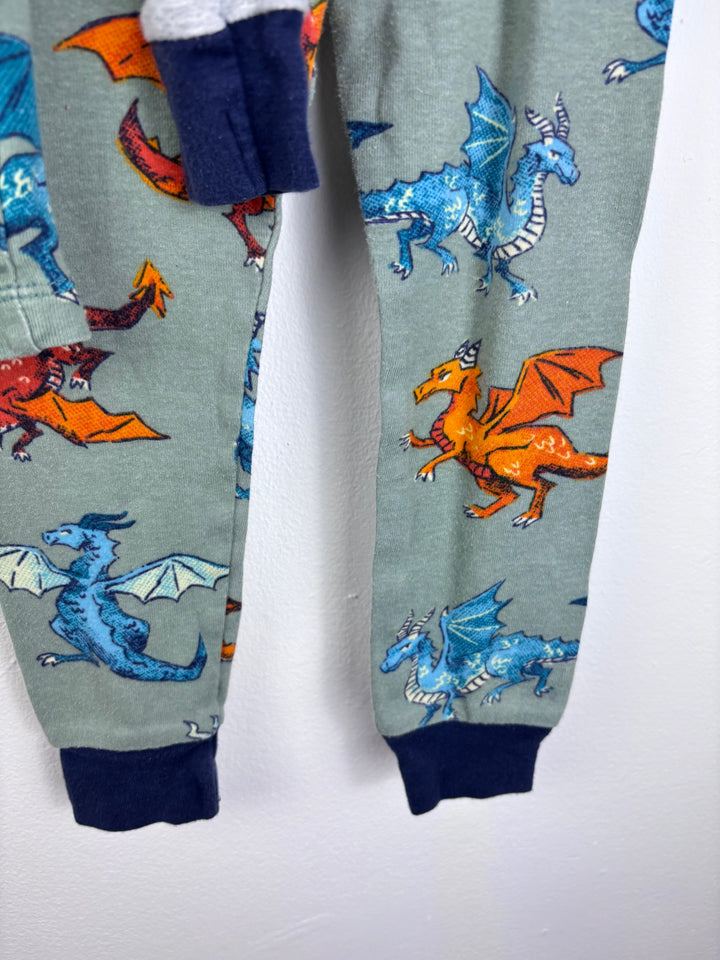 Hatley Dragon Pyjamas 3 Years-Night Wear-Second Snuggle Preloved