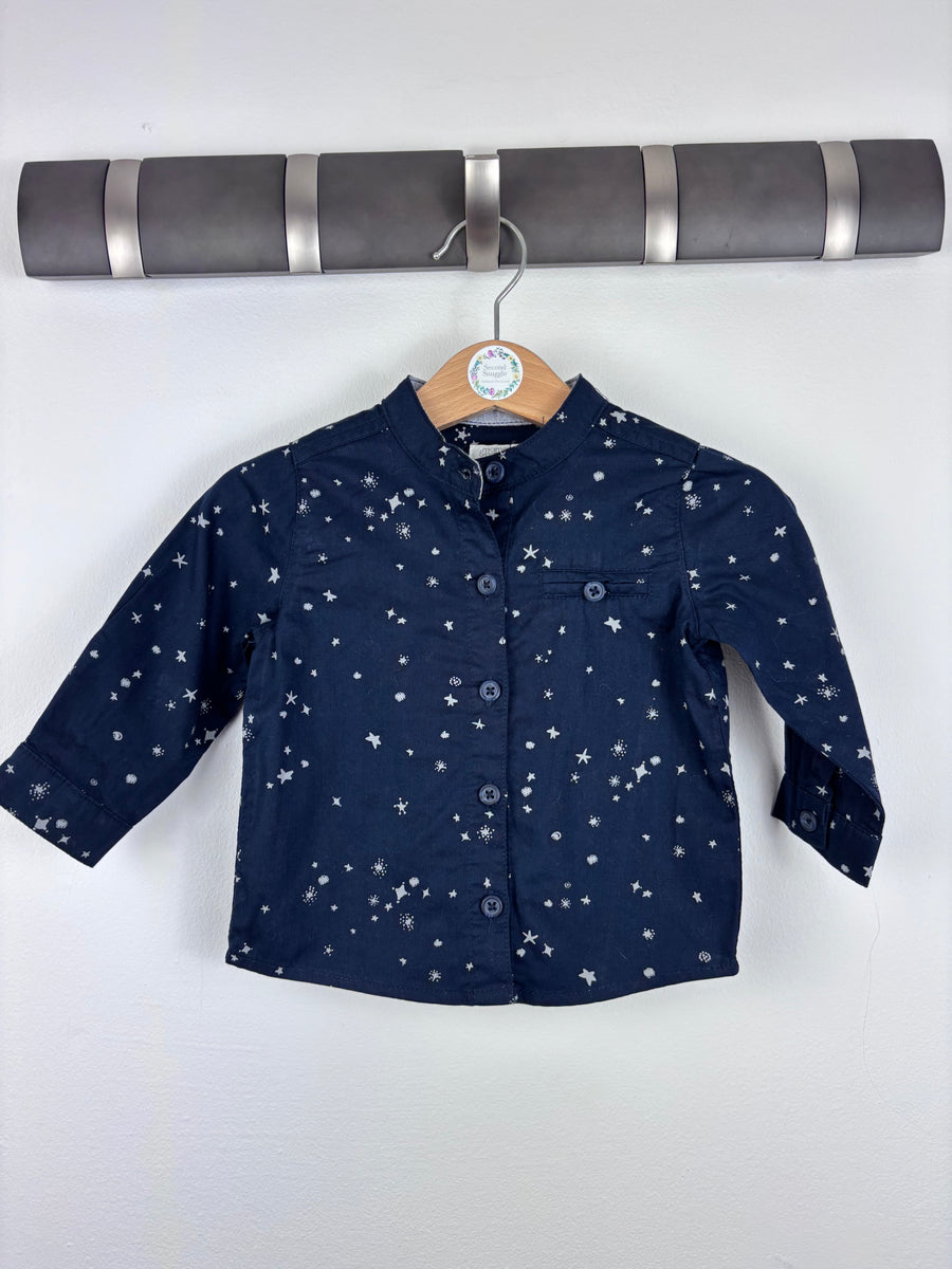 Mamas & Papas Star Shirt 6-9 Months-Shirts-Second Snuggle Preloved