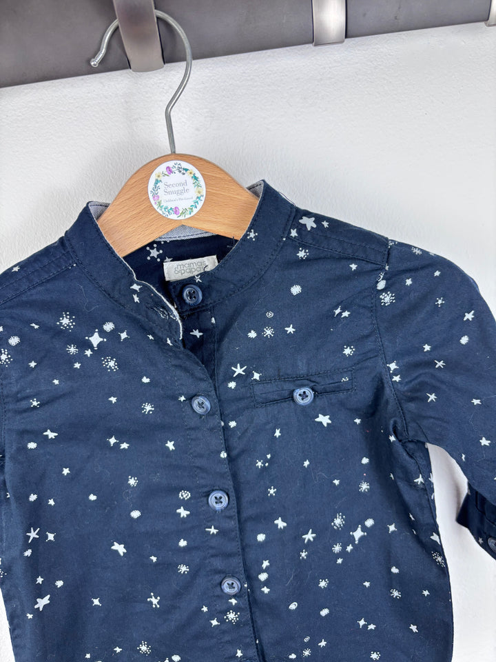 Mamas & Papas Star Shirt 6-9 Months-Shirts-Second Snuggle Preloved