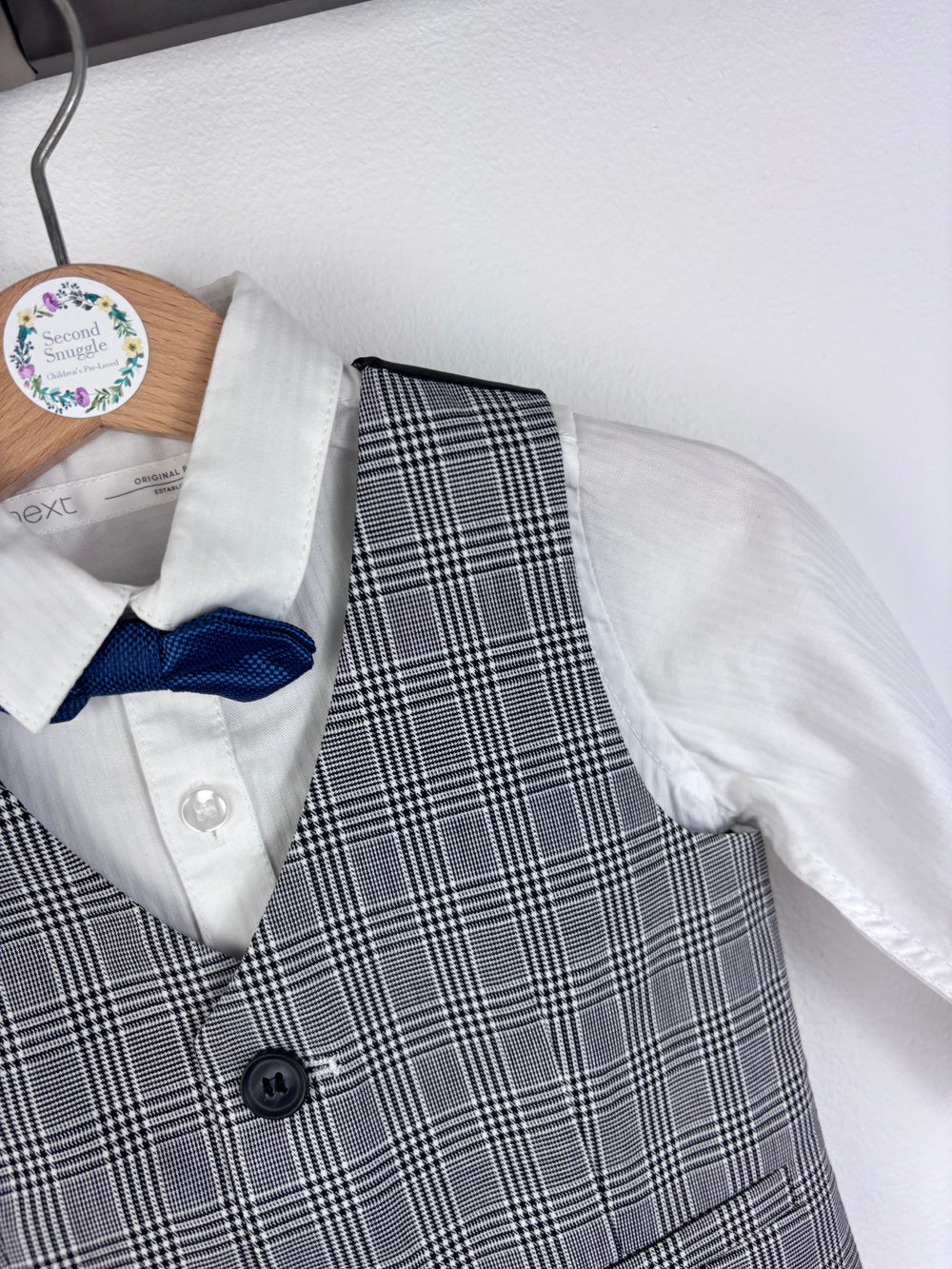 Next Shirt and Waistcoat Set 6-9 Months-Shirts-Second Snuggle Preloved