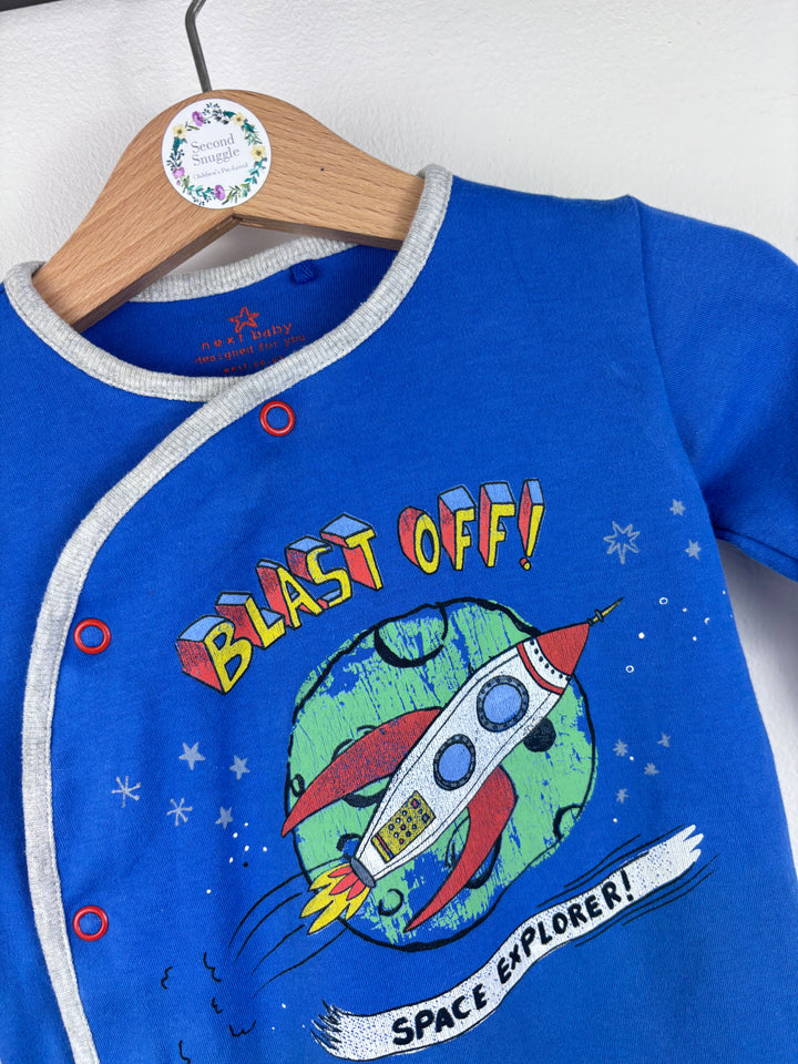 Next Space Sleepsuit 6-9 Months-Sleepsuits-Second Snuggle Preloved