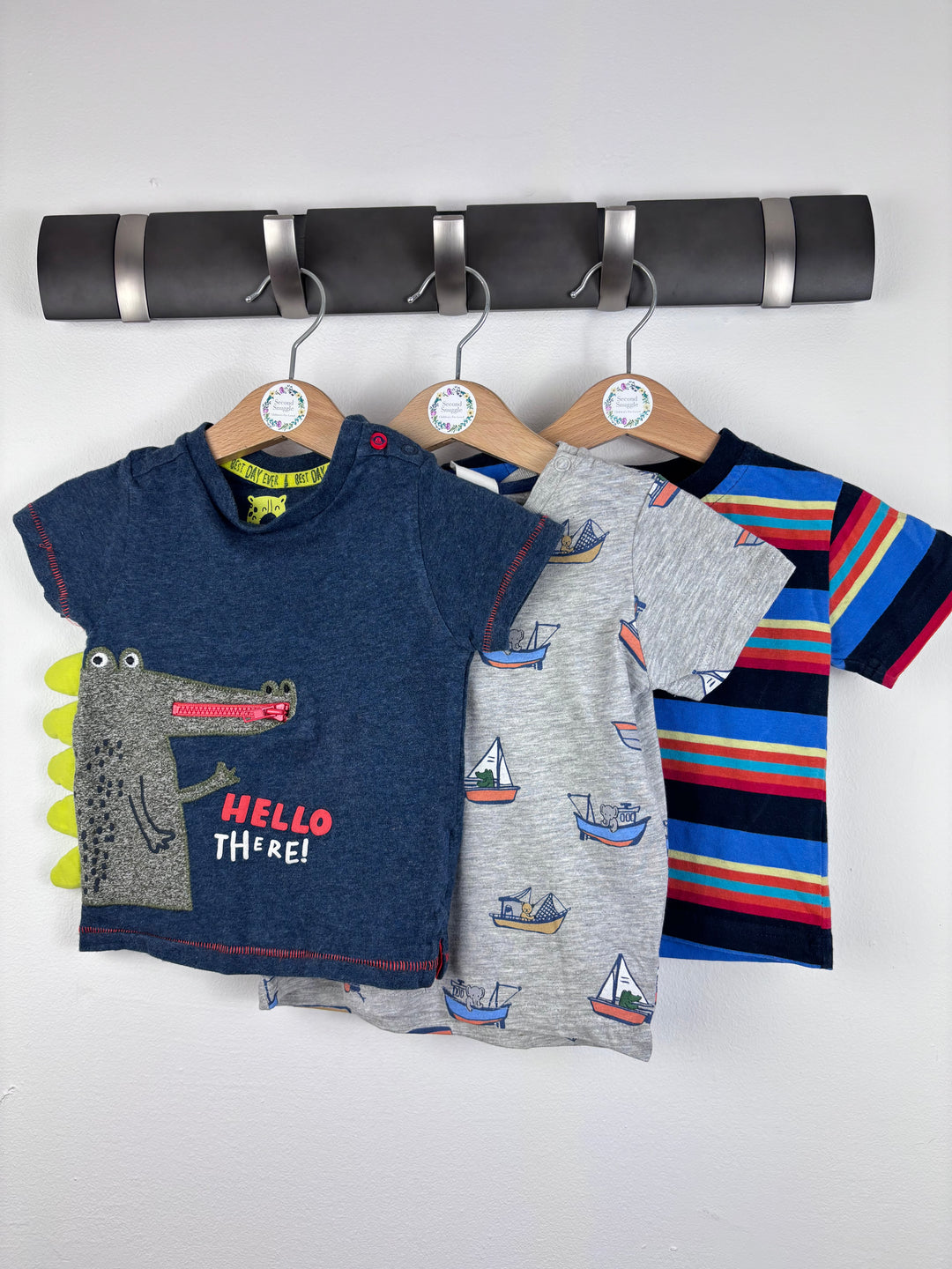 Mothercare, H&M, George T-Shirt Bundle 6-9 Months-Tops-Second Snuggle Preloved