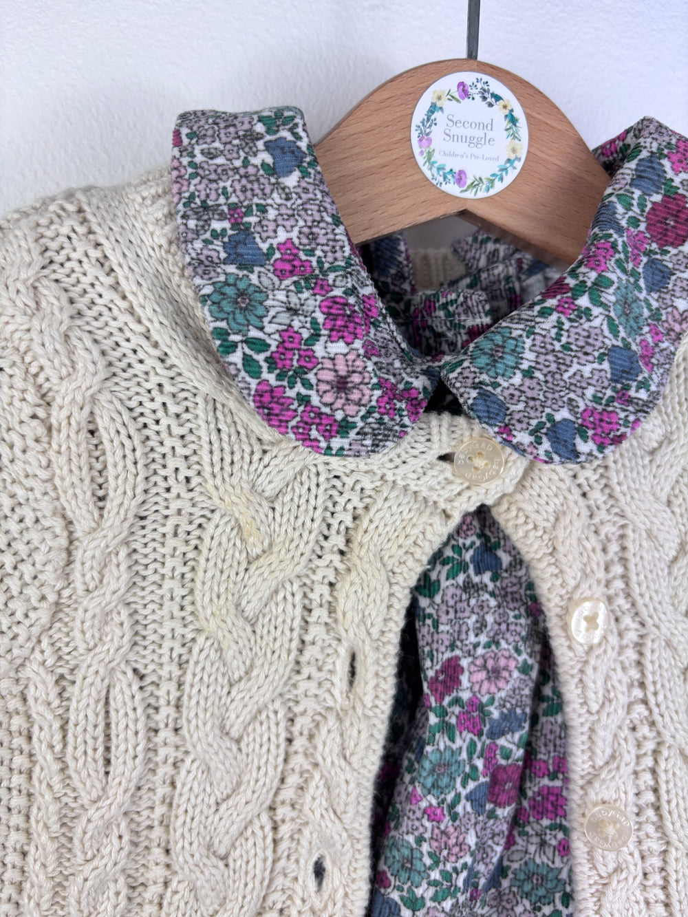 Gap Cardigan and Dress Set 3-6 Months-Dresses-Second Snuggle Preloved