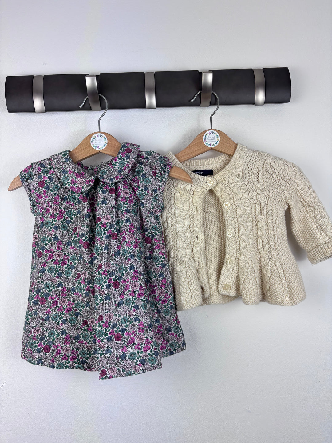 Gap Cardigan and Dress Set 3-6 Months-Dresses-Second Snuggle Preloved