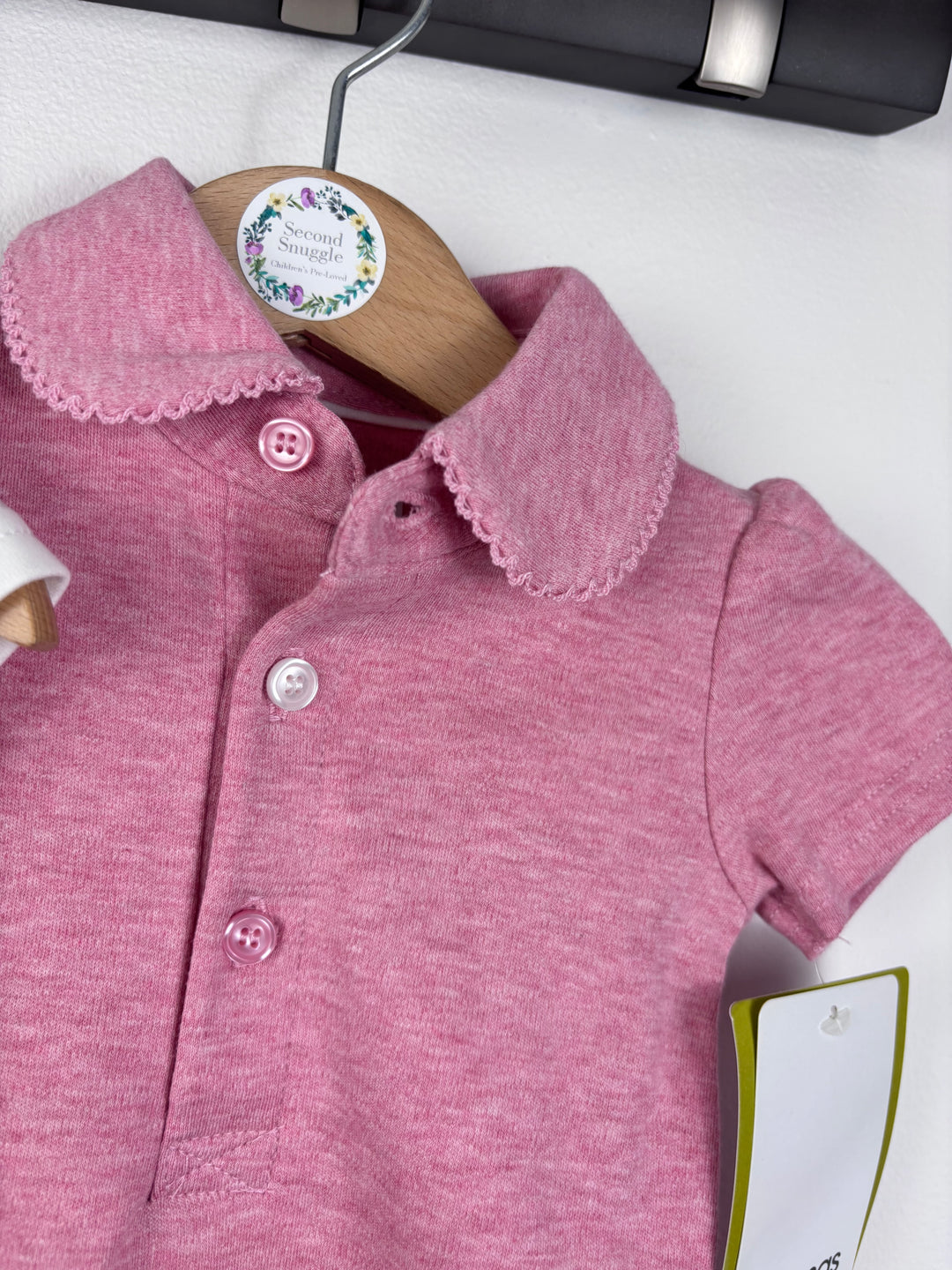 Mamas & Papas Polo Bodysuits Newborn-Vests-Second Snuggle Preloved