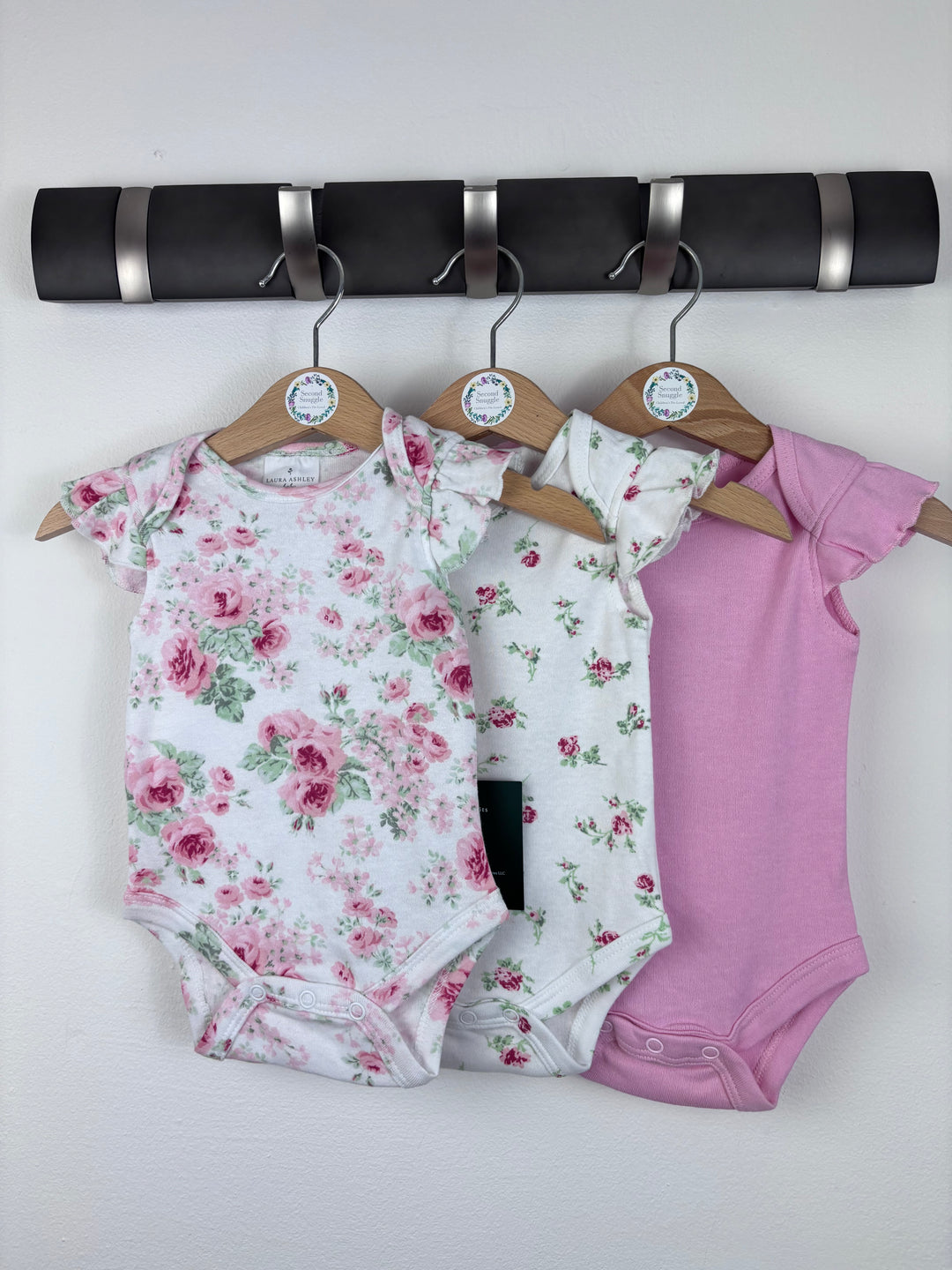 Laura Ashley Bodysuits 0-3 Months-Vests-Second Snuggle Preloved