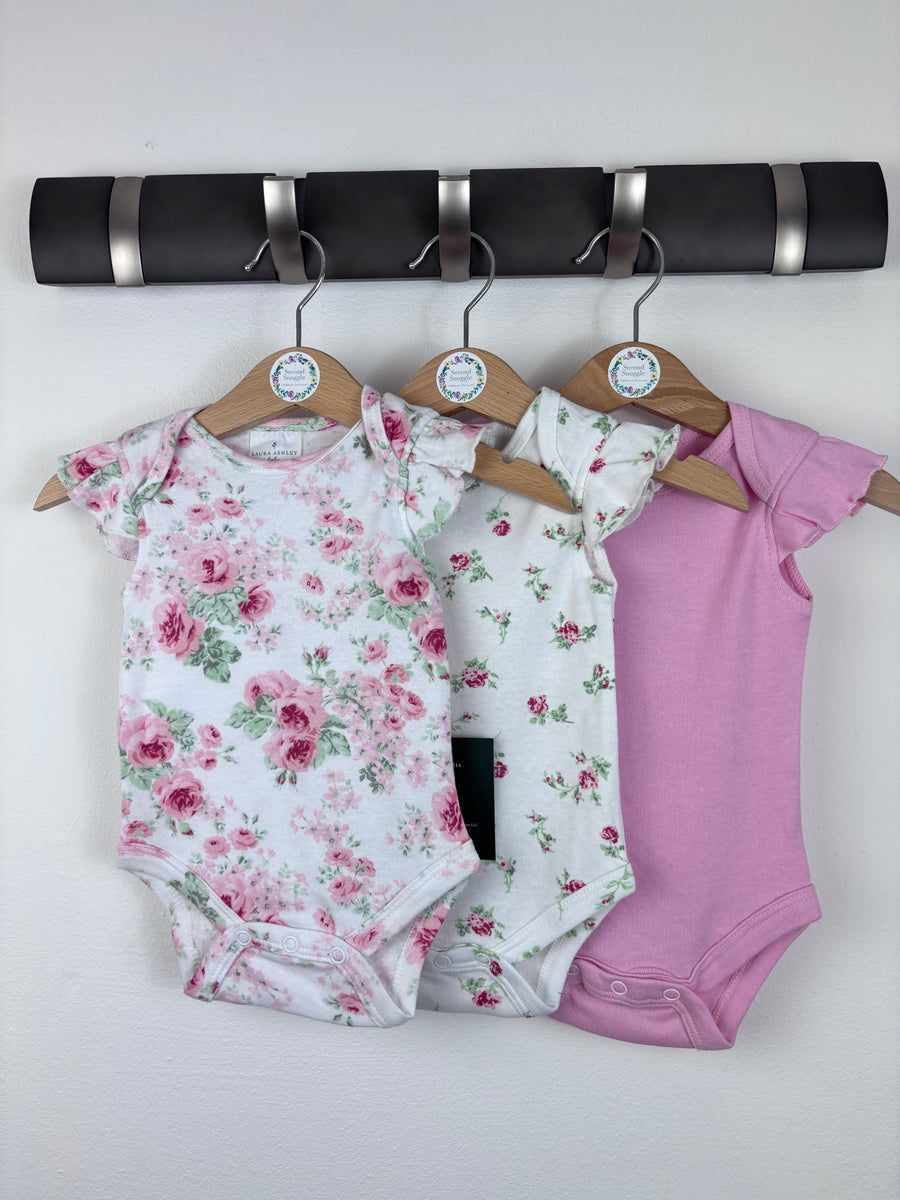 Laura Ashley Bodysuits 0-3 Months-Vests-Second Snuggle Preloved