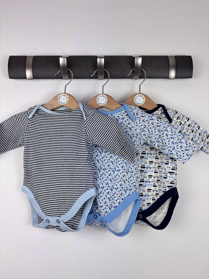 Next Bodysuits Up To 3 Months-Vests-Second Snuggle Preloved