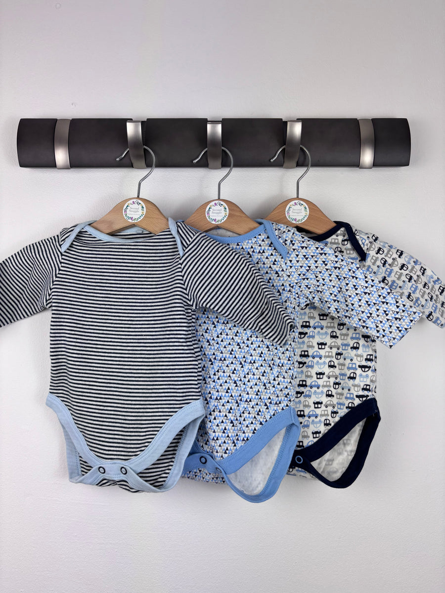 Next Bodysuits Up To 3 Months-Vests-Second Snuggle Preloved