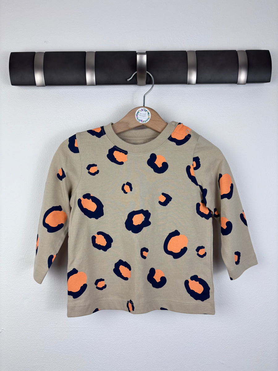 Lucy & Sam Leopard Print Top 12-18 Months-Tops-Second Snuggle Preloved