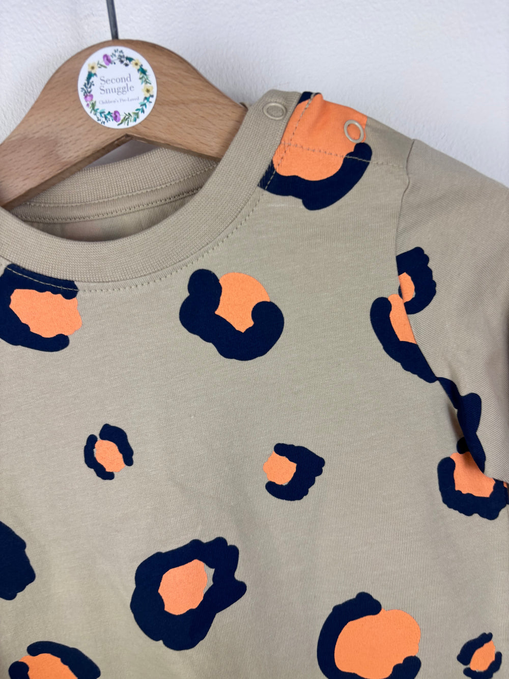 Lucy & Sam Leopard Print Top 12-18 Months-Tops-Second Snuggle Preloved