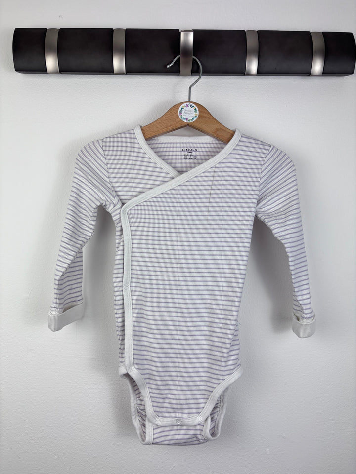 Lindex Wrap Bodysuit 12-18 Months-Vests-Second Snuggle Preloved