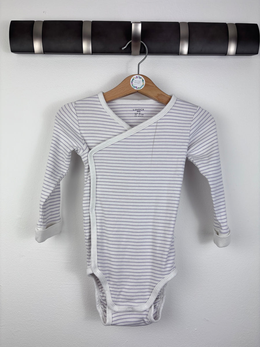 Lindex Wrap Bodysuit 12-18 Months-Vests-Second Snuggle Preloved