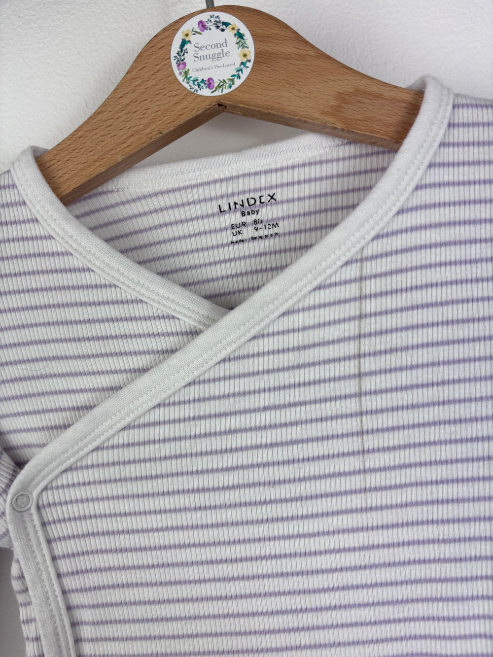 Lindex Wrap Bodysuit 12-18 Months-Vests-Second Snuggle Preloved